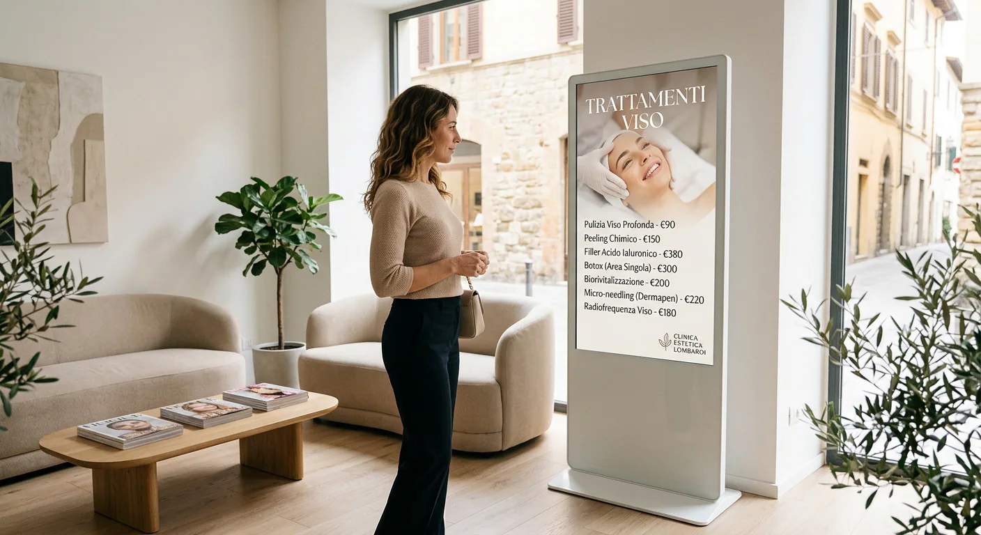 Totem LCD Slim Digital Signage — Totem – Omegaled