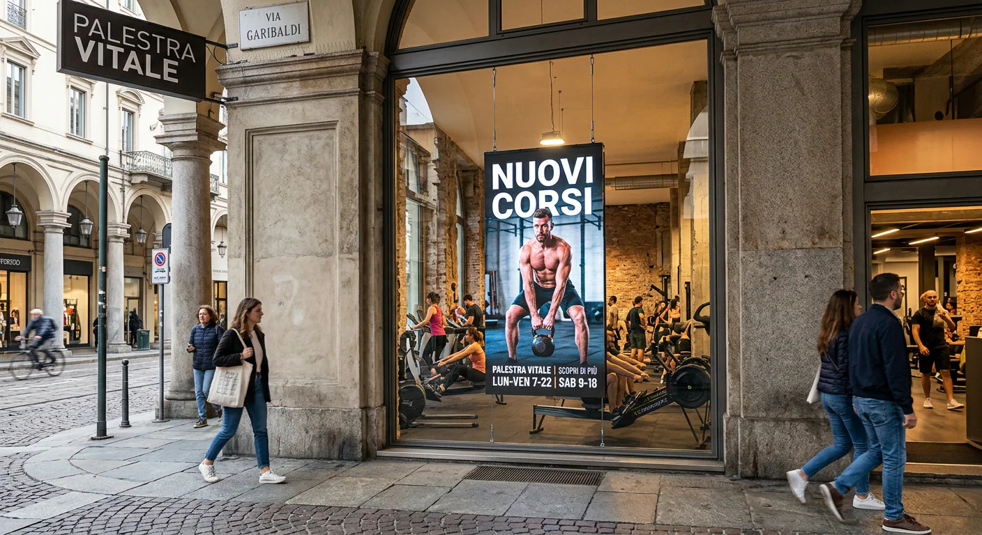 Ledwall Vetrina a Sospensione — Vetrine – Omegaled