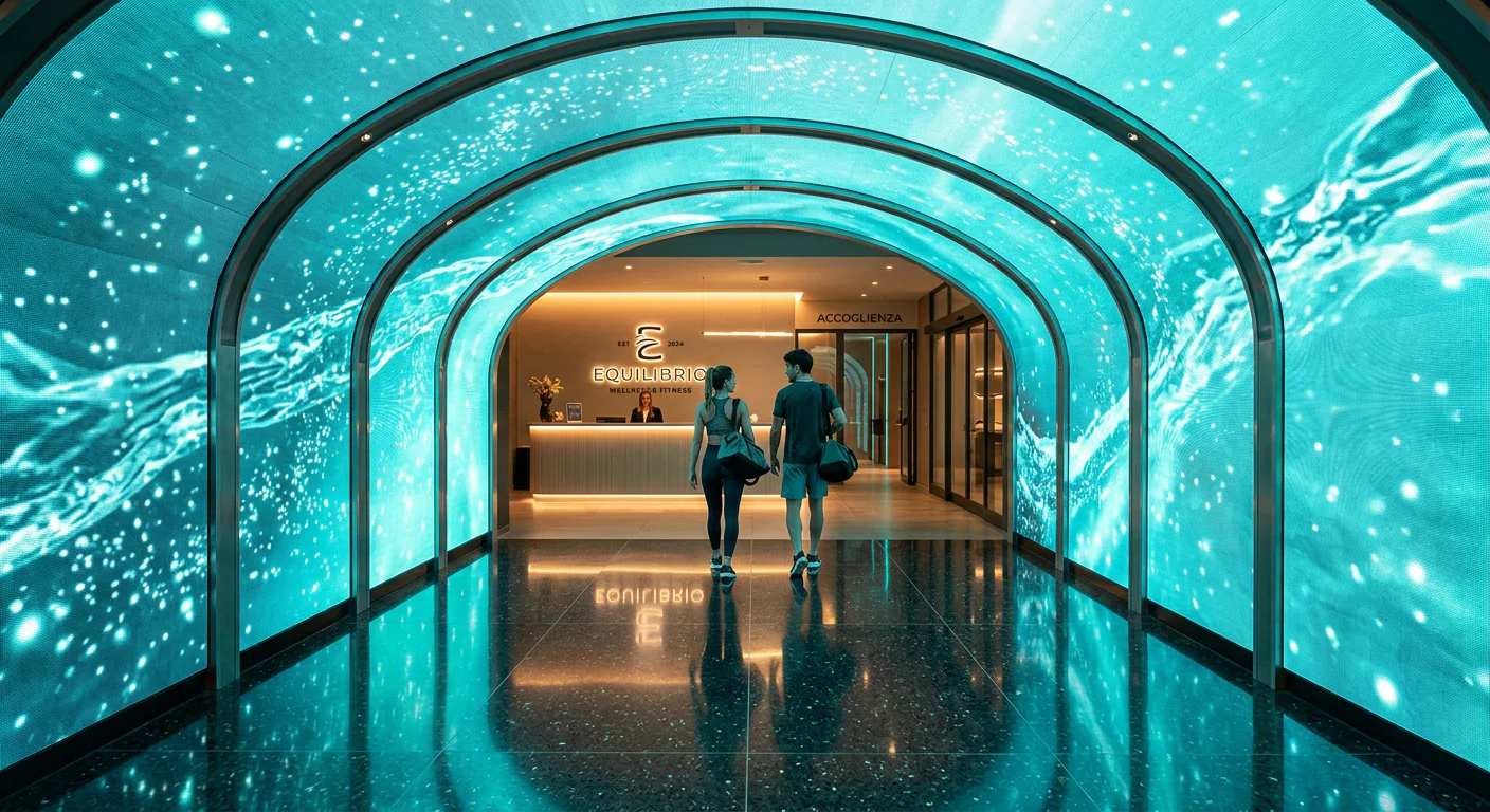 Tunnel Ledwall Immersivo — Immersivi – Omegaled