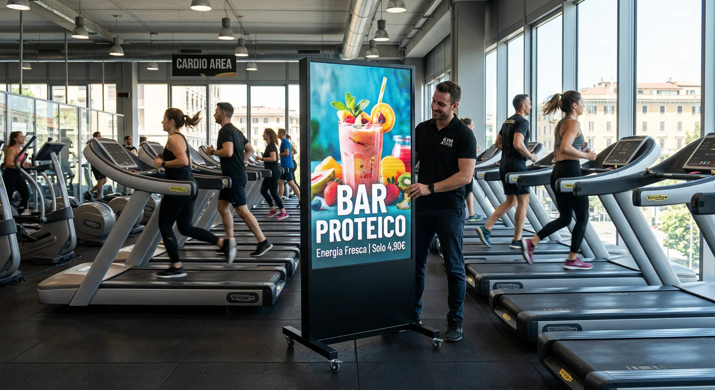 Totem Ledwall su Ruote Indoor — Totem – Omegaled