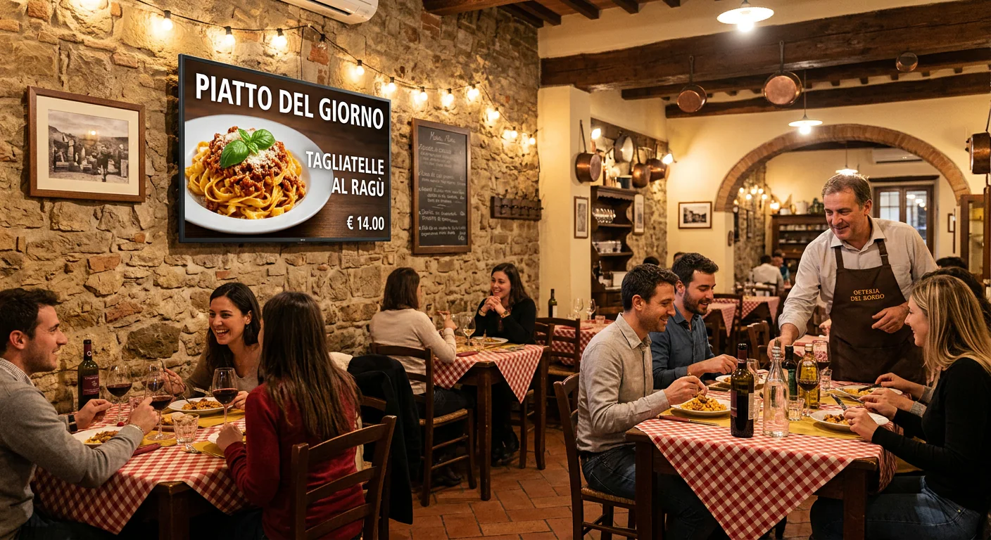 Monitor LCD da Parete — Digital Signage – Omegaled