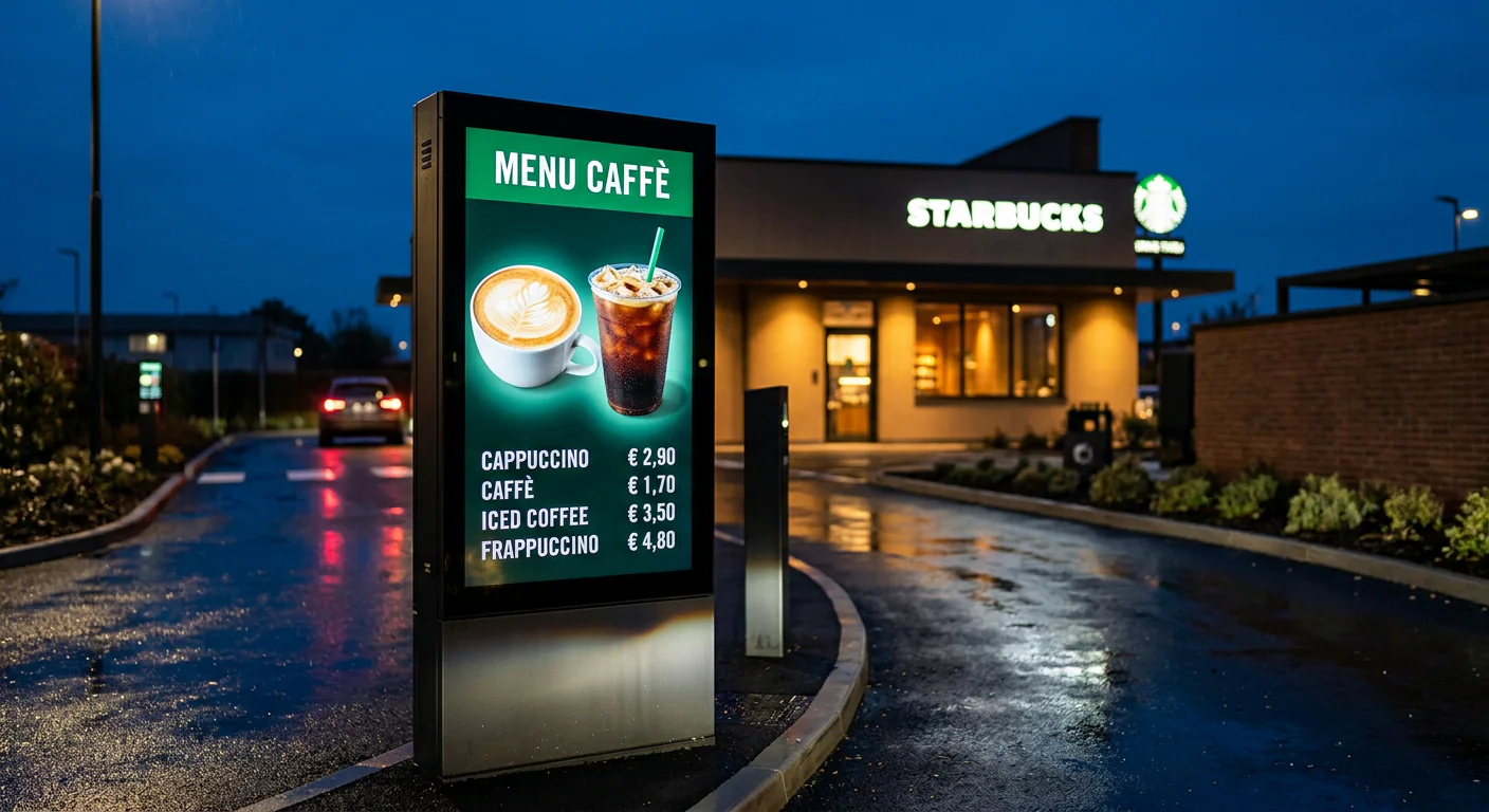 Display LCD Outdoor Drive-Thru — Outdoor – Omegaled