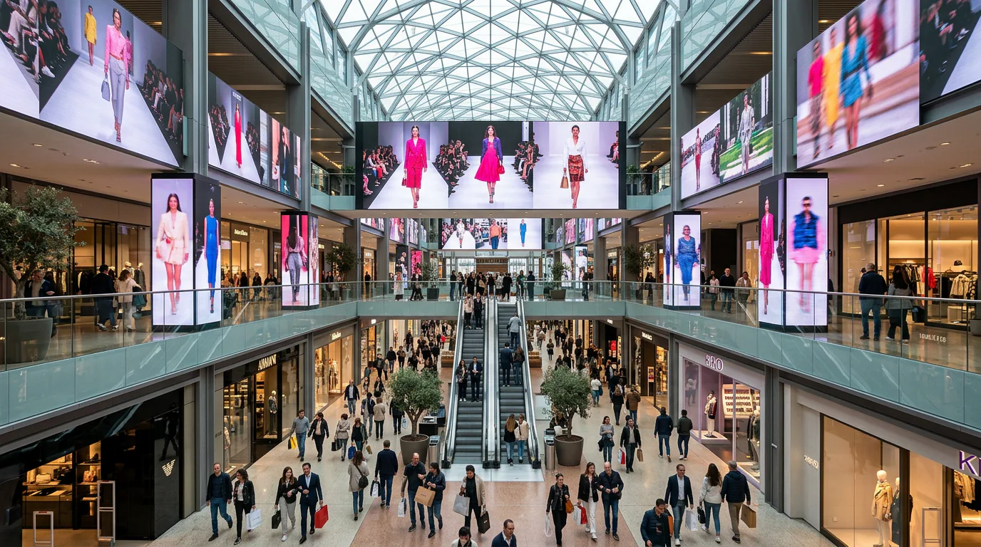 Ledwall Omegaled per il settore GDO e Centri Commerciali
