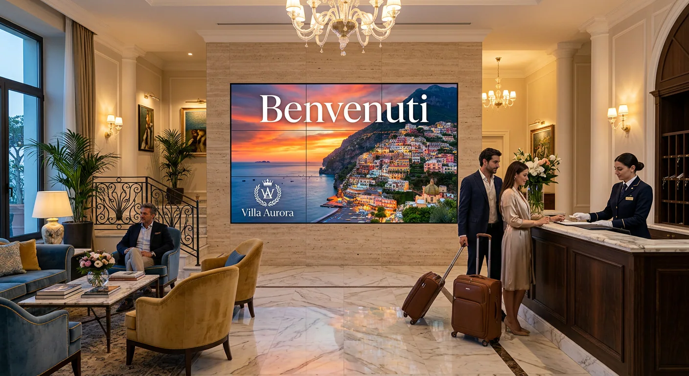 Video Wall LCD Ultra Narrow — Indoor – Omegaled