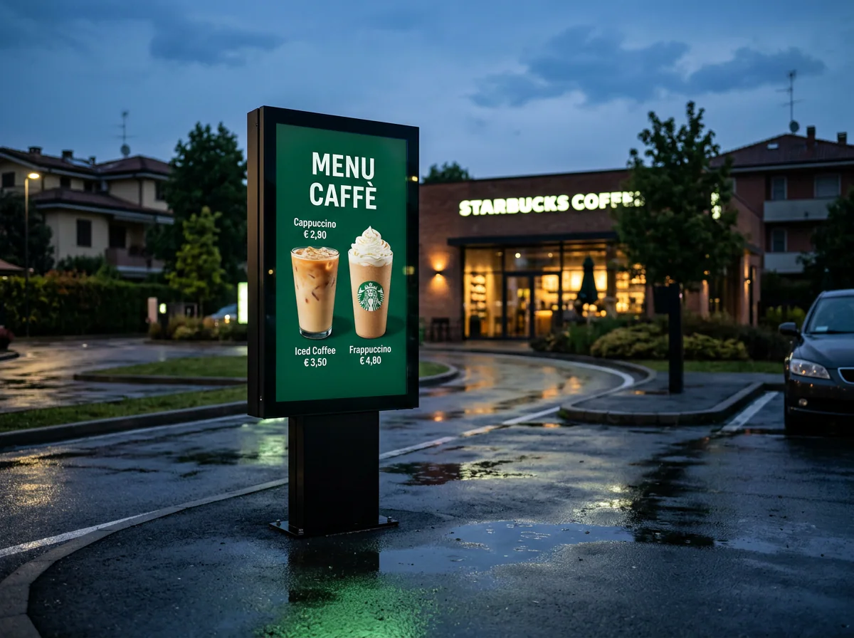 Display LCD Outdoor Drive-Thru — Outdoor – Omegaled