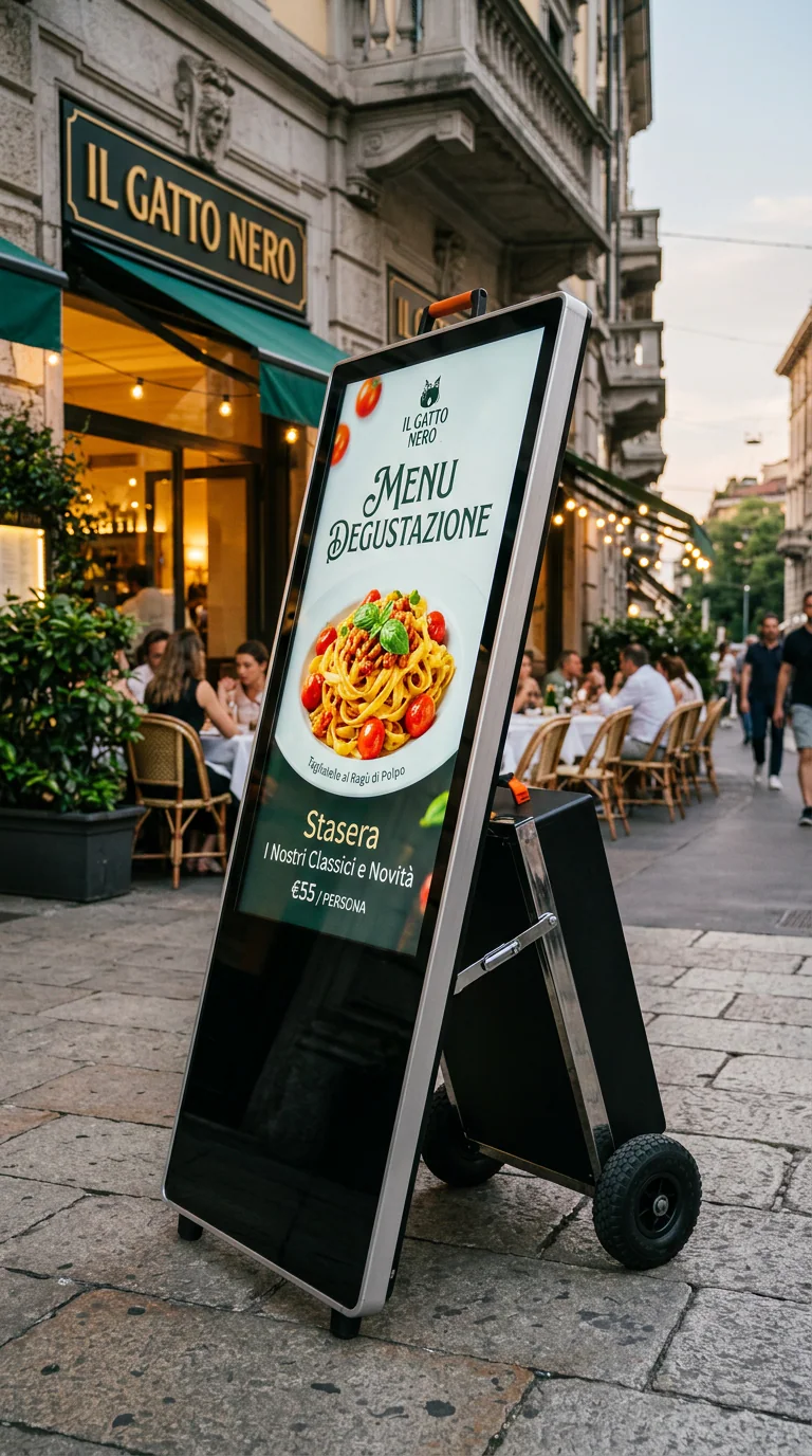 Trolley LCD Outdoor a Batteria — Trolley – Omegaled