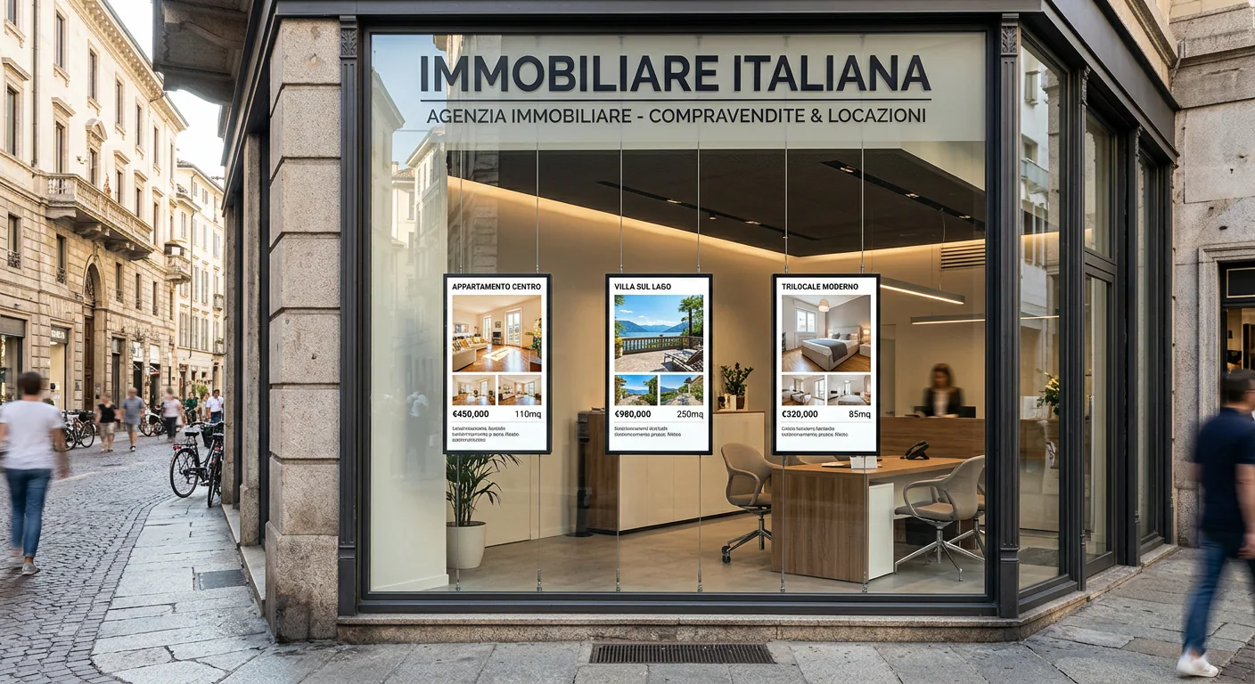 Monitor LCD a Sospensione — Vetrina – Omegaled