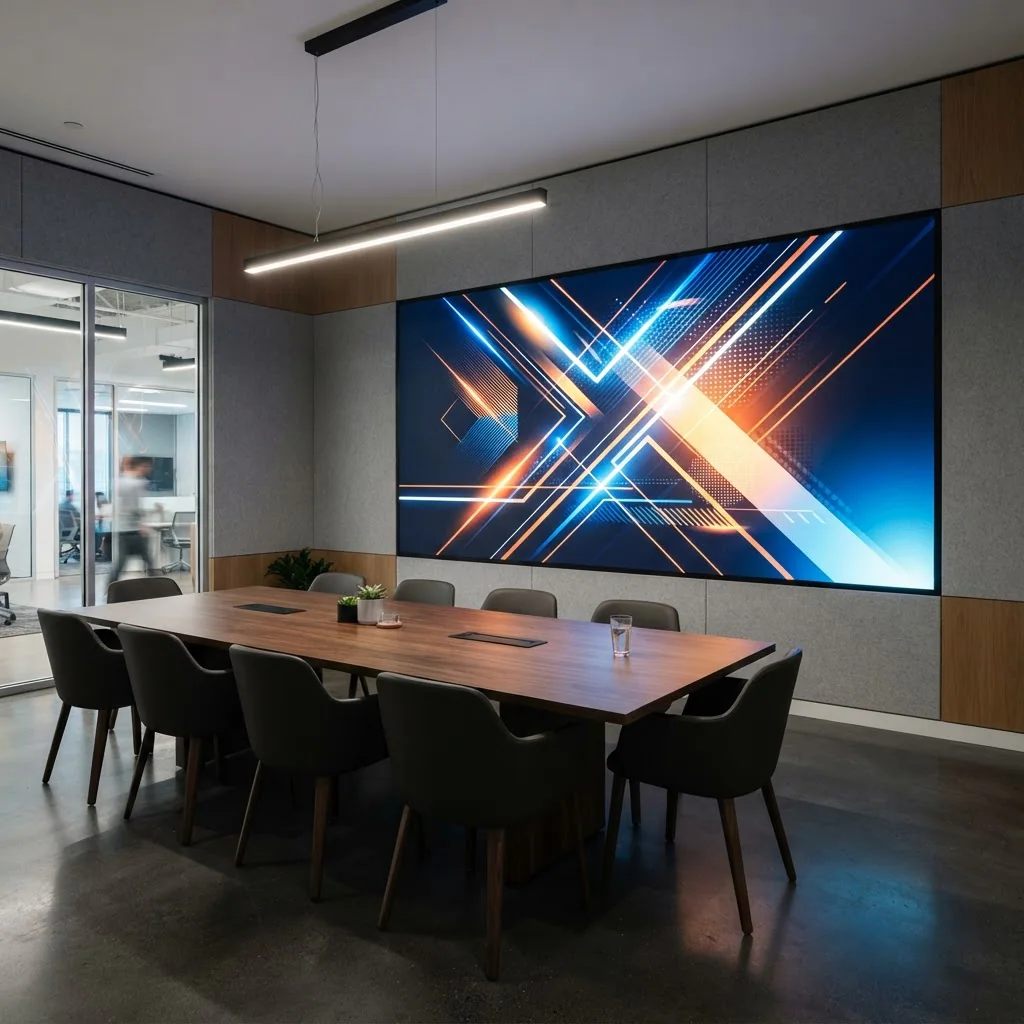 Ledwall indoor in sala aziendale – Omegaled
