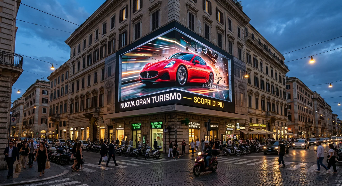 Ledwall Angolare 3D — Outdoor – Omegaled