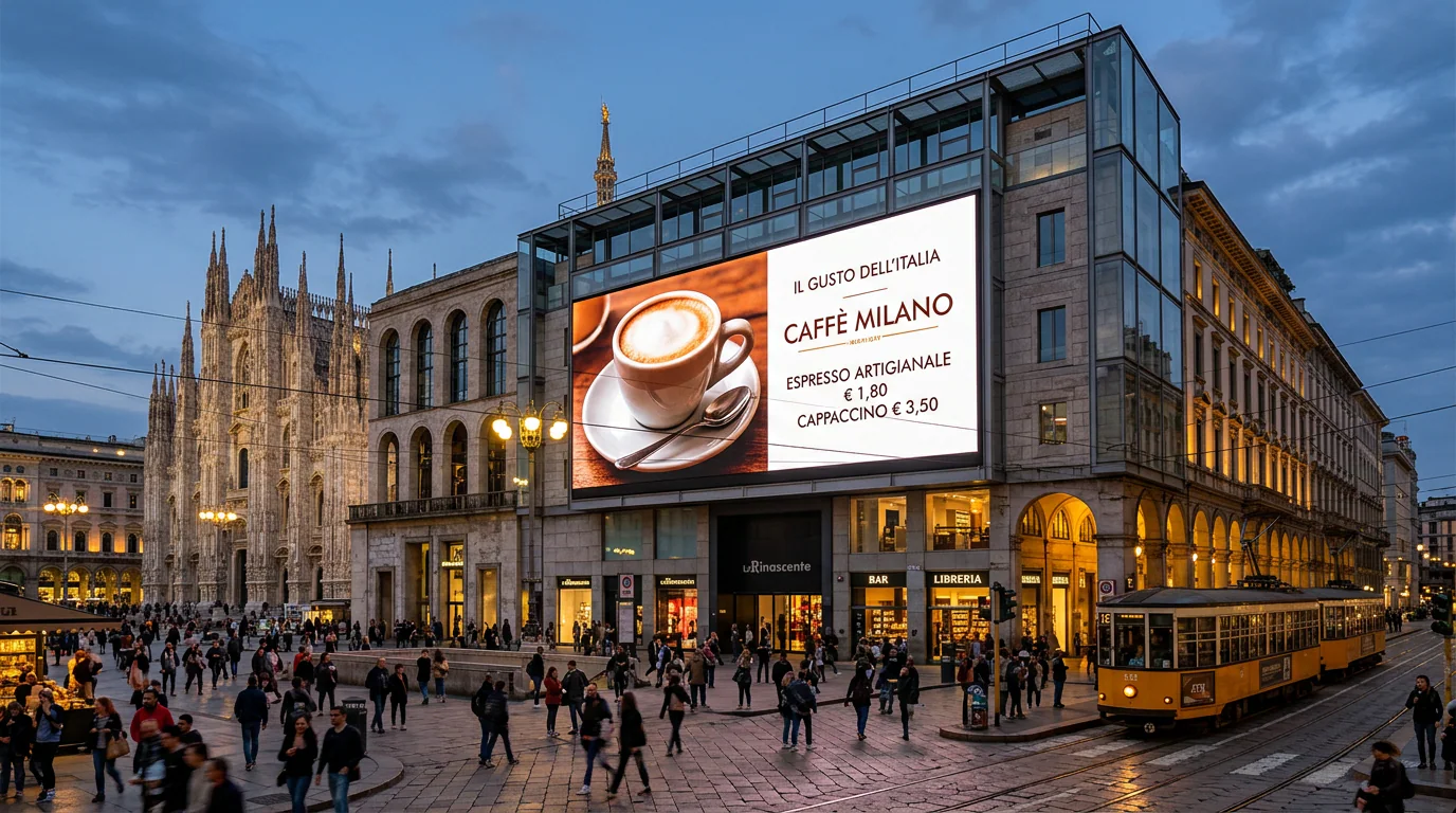 Maxischermi Ledwall DOOH — Outdoor – Omegaled