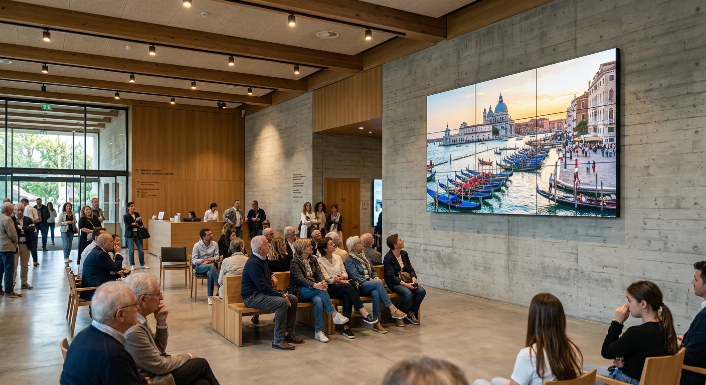 Video Wall LCD Ultra Narrow — Indoor – Omegaled
