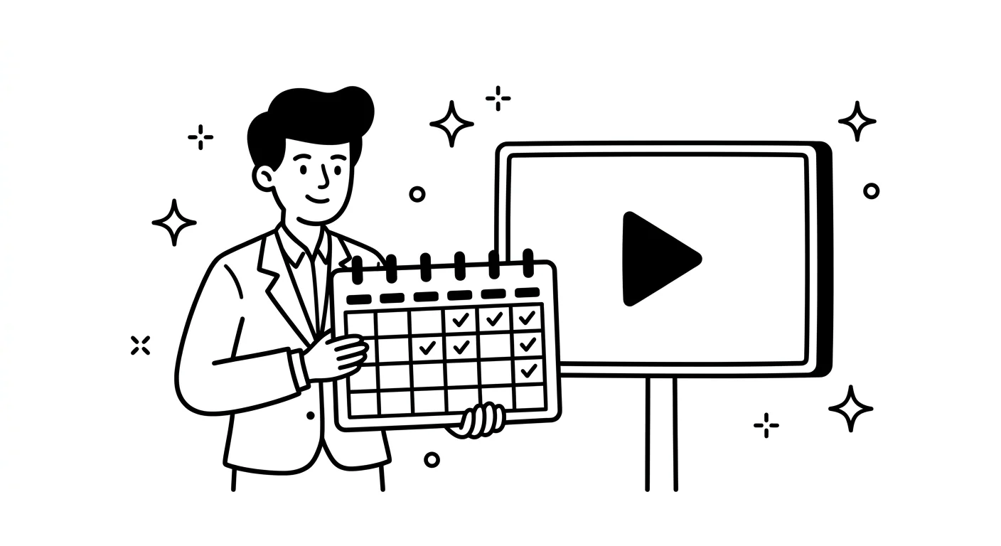 Illustrazione di calendario, schermo LED e pagamenti mensili – Omegaled