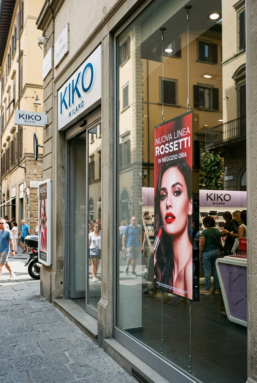 Ledwall Vetrina a Sospensione — Vetrine – Omegaled